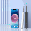 Dụng cụ lấy ráy tai gắn camera, đầu kim loại bọc silicone tiện lợi 