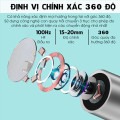Dụng cụ lấy ráy tai gắn camera, đầu kim loại bọc silicone tiện lợi 