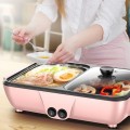 Bếp lẩu nướng điện đa năng 2 ngăn tiện lợi