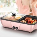 Bếp lẩu nướng điện đa năng 2 ngăn tiện lợi