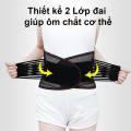 Đai hỗ trợ cố định lưng cột sống, hỗ trợ cột sống thoát vị đĩa đệm, Size L : Vòng Bụng 80-110cm