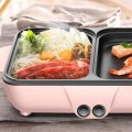 Bếp lẩu nướng điện đa năng 2 ngăn tiện lợi