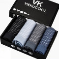 Hộp 4 quần sịp đùi nam vải thông hơi co giãn 4 chiều thấm hút mồ hôi, Size XXL