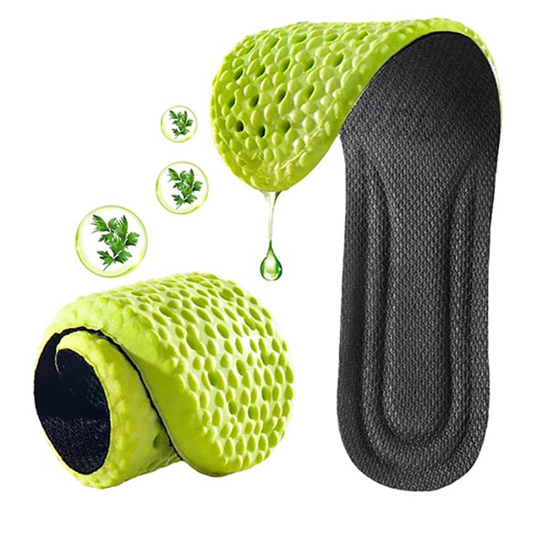 Bộ 3 lót giày thể thao tinh chất ngải cứu khử mùi thoáng khí hiệu quả