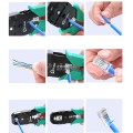 Kìm bấm dây mạng kèm hộp test mạng 50 đầu bấm mạng chuyên dụng