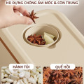 Thùng đựng gạo chống bụi, ẩm mốc tiện dụng phong cách sang trọng, Loại 5kg