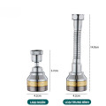 Đầu vòi 3 chế độ xịt dùng cho nhà bếp tiện lợi , Loại ngắn 