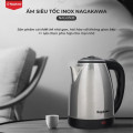 Ấm siêu tốc cao cấp Nagakawa NAG0308