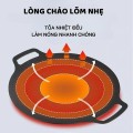 Chảo đá nướng chống dính size 34cm cao cấp