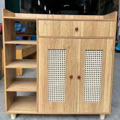 Kệ giày dép cánh mây 9 ngăn đa năng