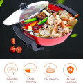 Nồi lẩu điện uyên ương, 2 ngăn phân biệt