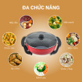 Nồi lẩu điện uyên ương, 2 ngăn phân biệt