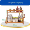 Kệ gia vị 2 tầng đa năng Vivudecor kv01