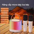 Loa bluetooth mini K52 kèm 2 Mic hát karaoke