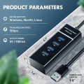 Bộ chia USB 4 cổng USB 3.0 tốc độ cao tiện dụng