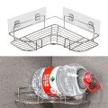 Set 2 kệ góc đựng đồ dán tường nhà tắm nhà bếp chịu lực siêu dính