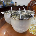 Bát ướp lạnh rượu dung tích 1,2L tặng kèm gáo múc cao cấp, Lõi nhựa
