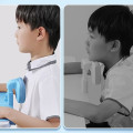 Giá đỡ cằm kẹp bàn ngồi học chống gù, chống cận thị thông minh, Màu xanh