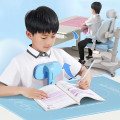 Giá đỡ cằm kẹp bàn ngồi học chống gù, chống cận thị thông minh, Màu xanh