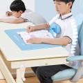 Giá đỡ cằm kẹp bàn ngồi học chống gù, chống cận thị thông minh, Màu xanh