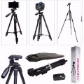 Chân tripod VCT-5208 cho máy ảnh, điện thoại có điều khiển từ xa