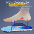 Combo 2 đôi đệm lót giày thể thao 4D mềm mại, thoải mái cả ngày, Size 35-36	