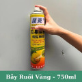 Chai keo chuyên dùng xịt bẫy ruồi vàng dung tích 750ml
