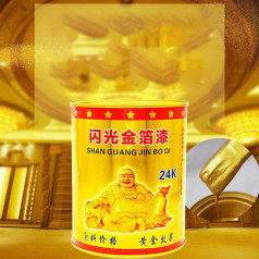 Sơn nhũ ánh kim vàng 24k sang trọng cho gỗ, kim loại, và gốm sứ