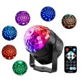 Đèn LED xoay 7 màu chớp nháy theo nhạc có remote điều khiển