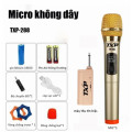 Micro karaoke không dây cao cấp, âm thanh sống động, TP-288（1 MICRO)