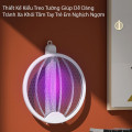 Vợt bắt muỗi tự động 2 trong 1, diệt muỗi nhanh, an toàn