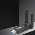 USB thu WiFi 1300Mbps 2 ăng-ten, tăng tốc WiFi 5G cho PC, laptop