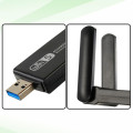 USB thu WiFi 1300Mbps 2 ăng-ten, tăng tốc WiFi 5G cho PC, laptop