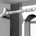 Xà đơn gắn cửa chống trượt, có khóa an toàn cao cấp, 3 CẠNH (70-100cm)	