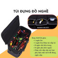 Túi đựng đồ nghề dụng cụ sửa chữa nắp vuông nhiều ngăn tiện lợi, Cỡ vừa 17 inch (41 x 23 x 25 cm)	