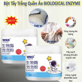 Combo 2 lọ Bột tẩy trắng Enzyme khử vết ố vàng trên quần áo