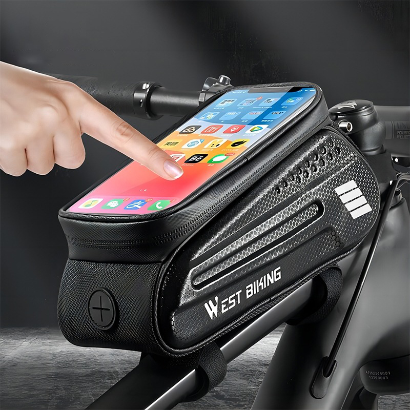 Túi treo sườn xe đạp WEST BIKING chống nước cho điện thoại cảm ứng