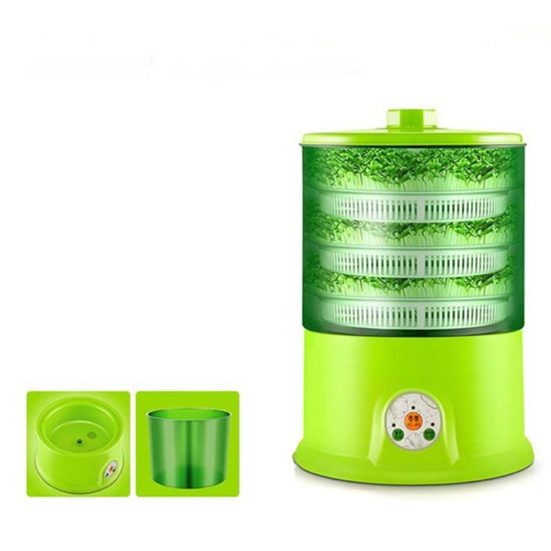 Máy trồng rau mầm, giá đỗ Connie tự động 3 tầng tiện lợi