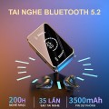Tai nghe Bluetooth 5.2 kiêm sạc dự phòng 3500mAh