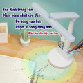Đèn học để bàn mini, đèn học chống cận 3 chế độ sáng tiện lợi