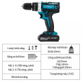 Máy khoan pin mini 3 chức năng 21V kèm hộp phụ kiện 24 chi tiết, Loại 1 pin