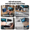Máy khoan pin mini 3 chức năng 21V kèm hộp phụ kiện 24 chi tiết, Loại 1 pin
