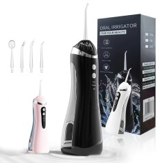 Máy tăm nước cầm tay không dây 3 chế độ điều chỉnh tiện lợi, Màu đen