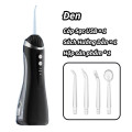 Máy tăm nước cầm tay không dây 3 chế độ điều chỉnh tiện lợi, Màu đen