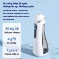 Máy tăm nước cầm tay không dây 3 chế độ điều chỉnh tiện lợi, Màu đen