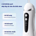 Máy tăm nước cầm tay không dây 3 chế độ điều chỉnh tiện lợi, Màu đen