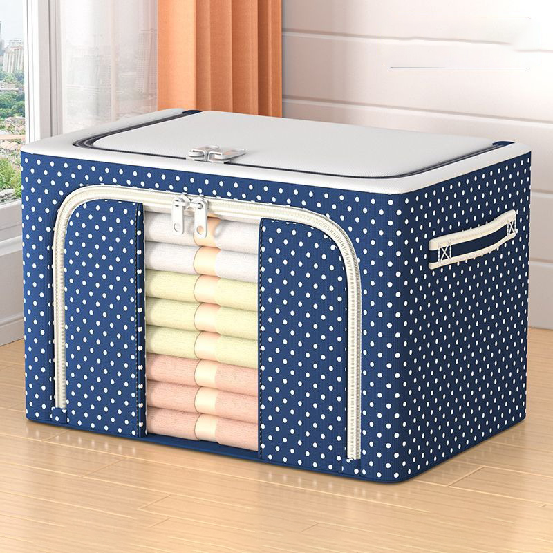 Hộp vải đựng quần áo, chăn màn thiết kế khung thép chịu lực