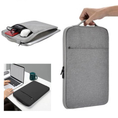 Túi chống sốc laptop loại dày chống va chạm, chống nước cao cấp, Màu xám - 13inch - 13.3inch