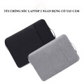 Túi chống sốc laptop loại dày chống va chạm, chống nước cao cấp, Màu xám - 13inch - 13.3inch