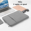 Túi chống sốc laptop loại dày chống va chạm, chống nước cao cấp, Màu xám - 13inch - 13.3inch